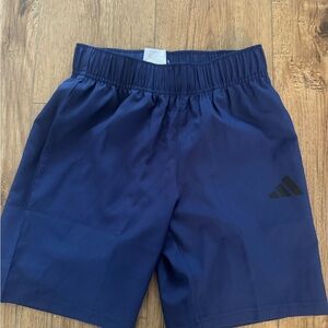 adidas Navy Blue Kids Athletic Shorts